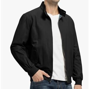 Men's Bomber Jacket Cotton Full Zip SIZE MEDIUM